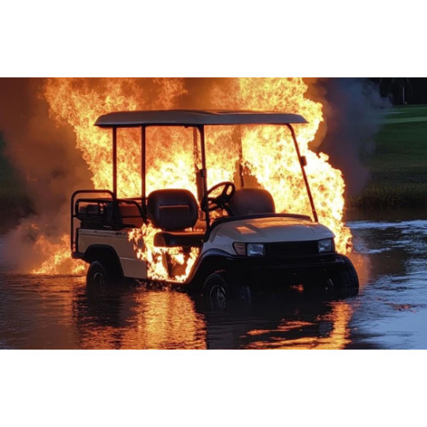 Golfcar Fireproof – Tấm phủ chống cháy cho xe điện sân Golf