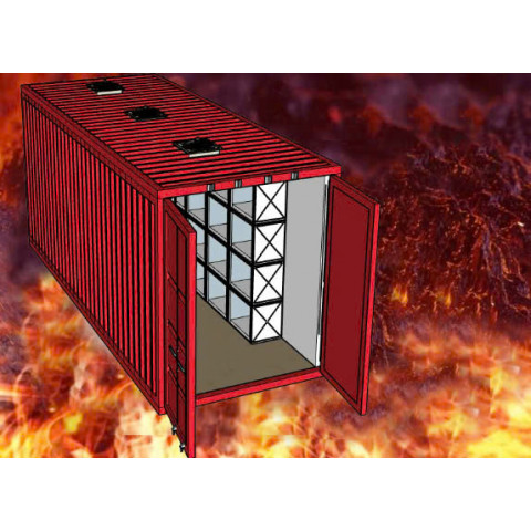 Li Fireproof Warehouse – Kho lưu trữ chống cháy cho Pin Lithium